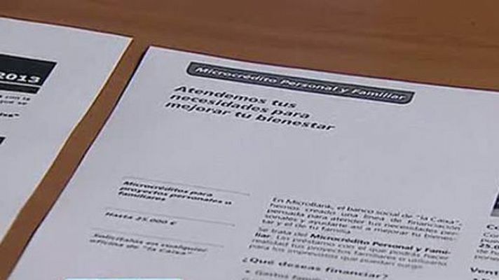 Telediario 1 - Créditos sociales para mujeres