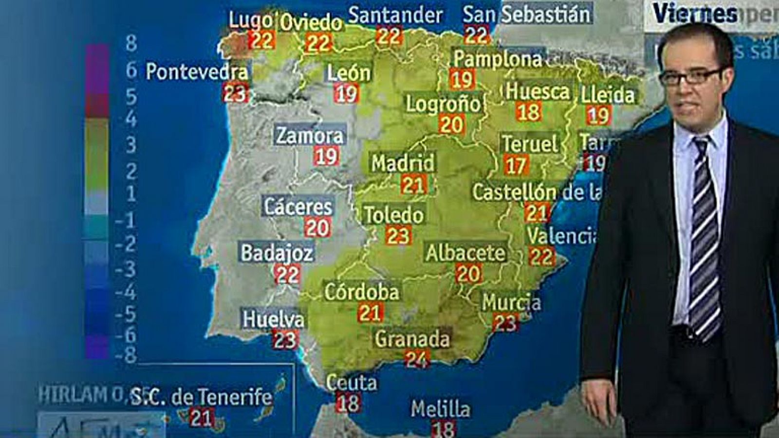 El tiempo: Suben las temperaturas y sigue el fuerte viento en el Estrecho | RTVE Play