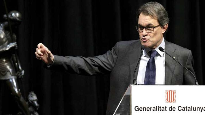 Telediario 1 - Rechazo a la consulta soberanista catalana