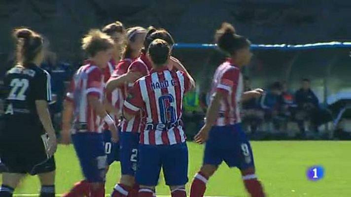Telediario 1 - Las mujeres reclaman su sitio en un deporte tan masculino como el fútbol