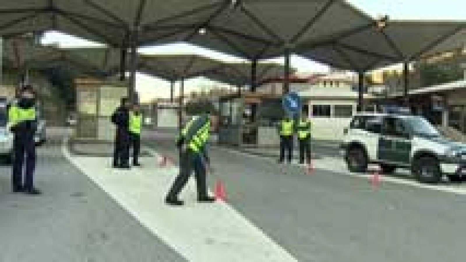 Telediario 1: Operativo policial en la frontera francesa | RTVE Play
