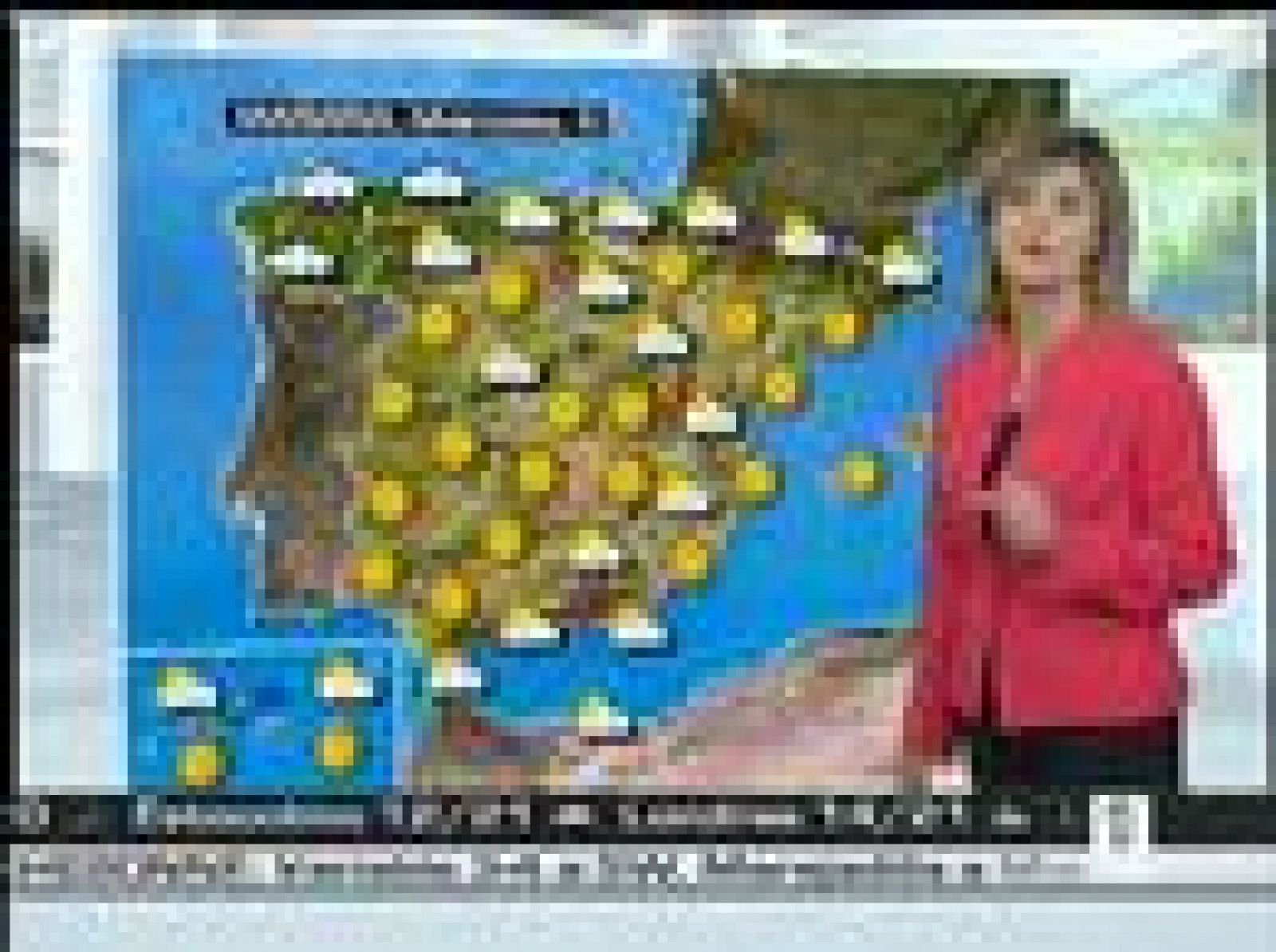 Previsión meteorológica del 5 de agosto de 2008.