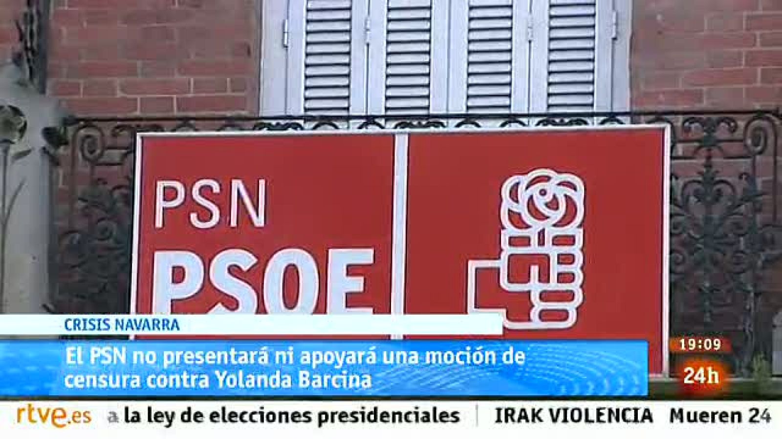 Parlamento- El foco parlamentario - El PSN no presentará moción de censura contra Yolanda Barcina - 08/03/2014