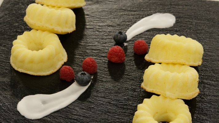 Souffle con queso manchego y romero