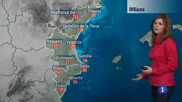 L'informatiu - Comunitat Valenciana - El tiempo en la Comunidad Valenciana - 10/03/14