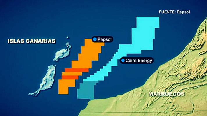 Telediario 1 - Posibilidad petróleo en Canarias