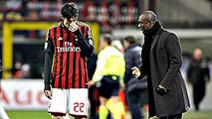 Telediario 1 - El Milan llega a Madrid con Seedorf y Ballotelli al frente