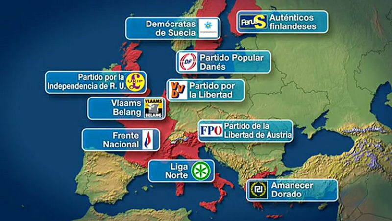 La crisis económica fomenta el ascenso en Europa de partidos populistas y de extrema derecha