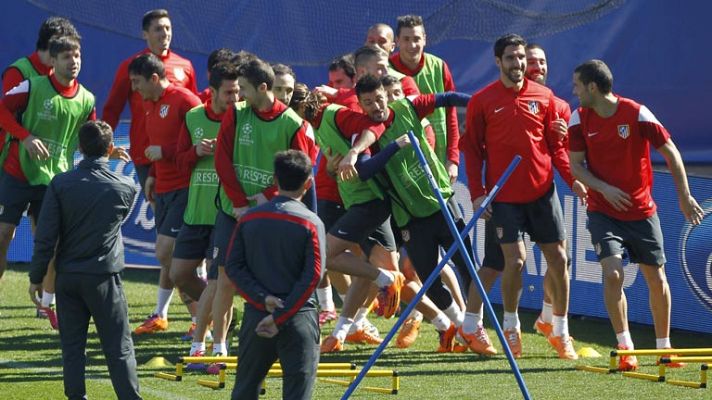 El Atlético, con equipo de gala ante el Milan