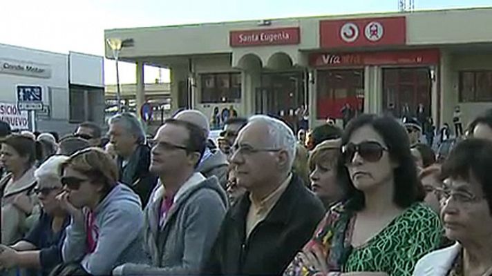 Homenaje a las víctimas del 11M en Vallecas
