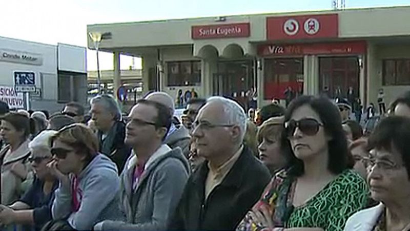 Homenaje en las estaciones de Téllez y Santa Eugenia a las víctimas del 11M en el décimo aniversario 
