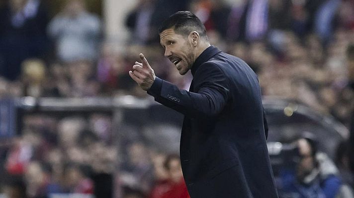 Telediario 1 - El Atleti- Milan, a través de la cara de Simeone