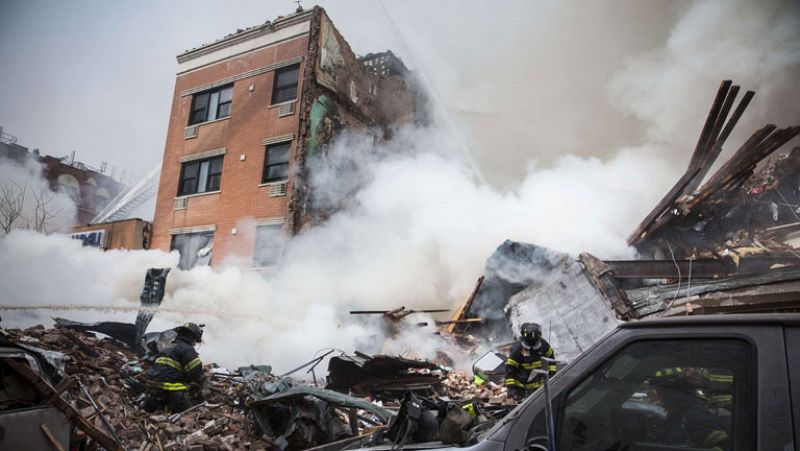 Una fuerte explosión en Nueva York deja al menos once heridos  