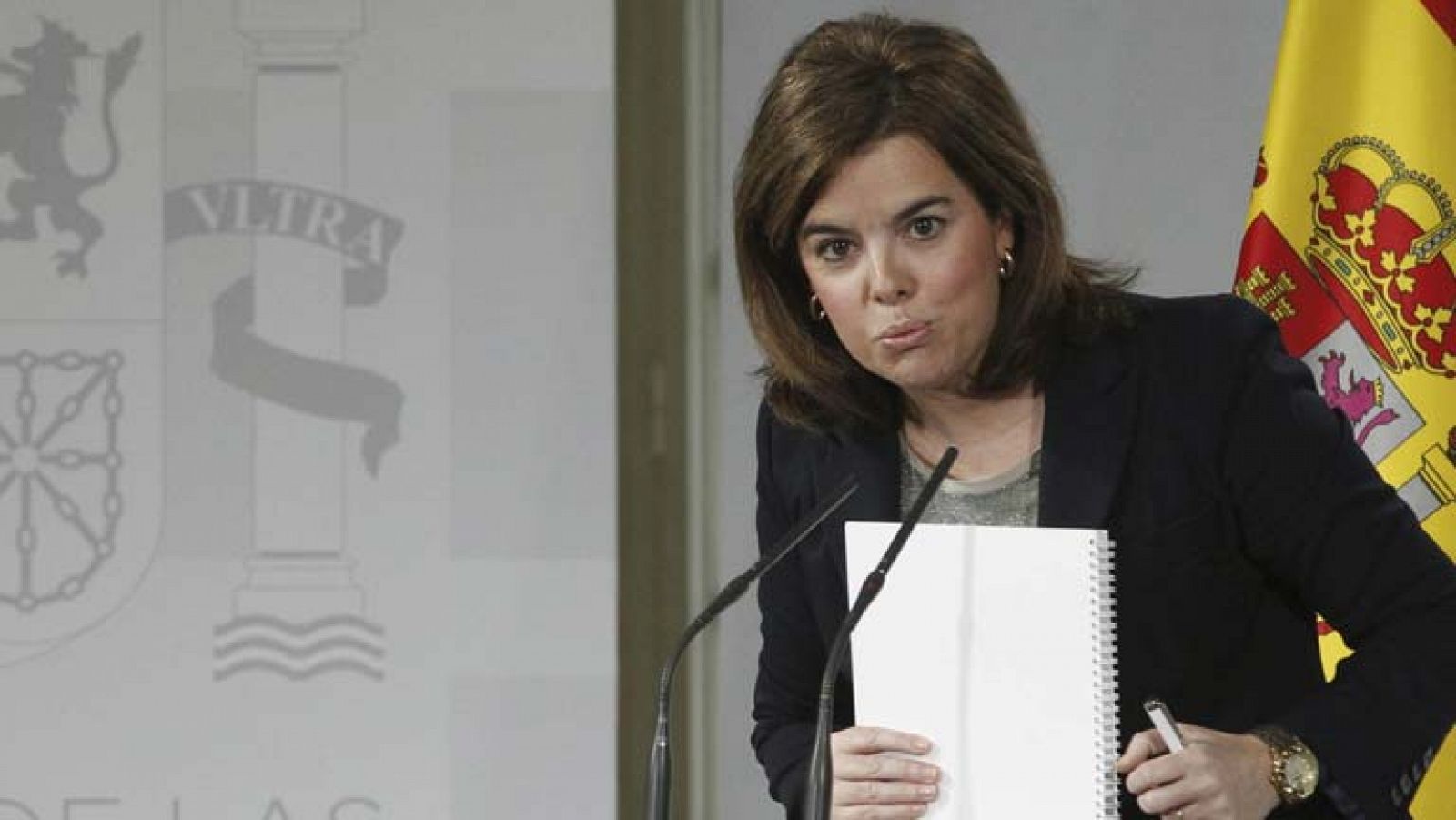 La vicepresidenta del Gobierno advierte a Mas que no permitirá ningún acto ilegal