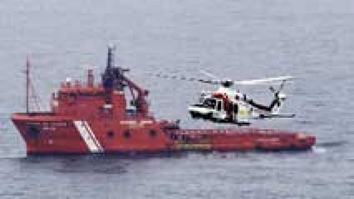 Telediario 1 - Continúa la búsqueda de los cuatro marineros del Santa Ana