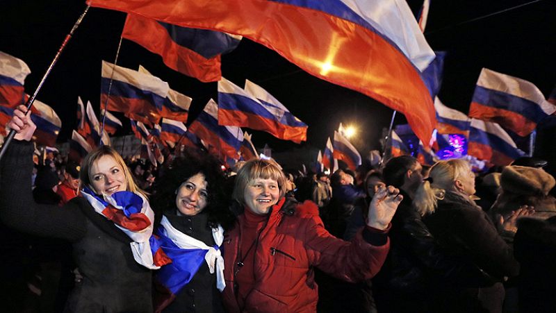 Los sondeos apuntan a un si mayoritario en Crimea