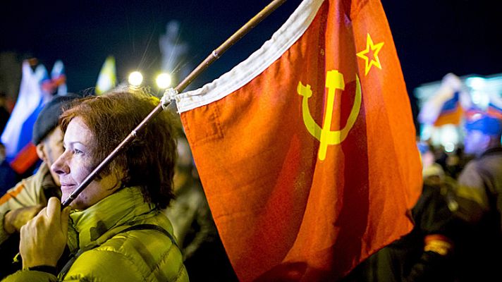 Telediario 1 - Futuro incierto tras el referéndum en Crimea