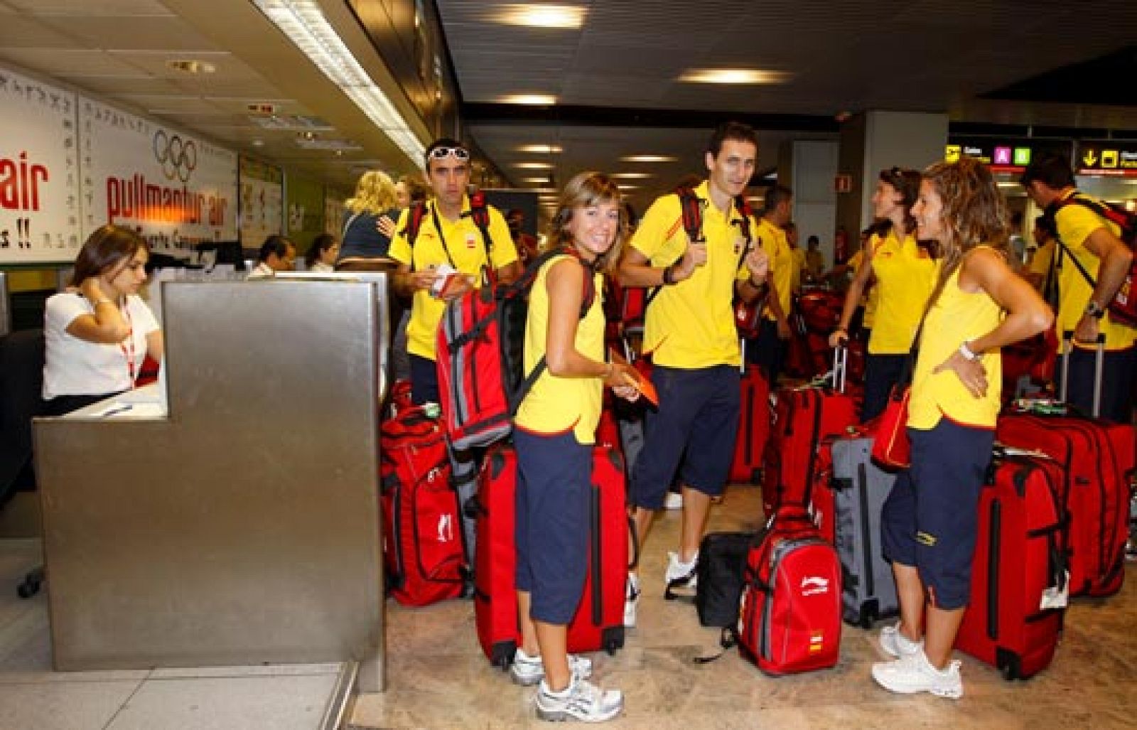 El equipaje de los deportistas olímpicos