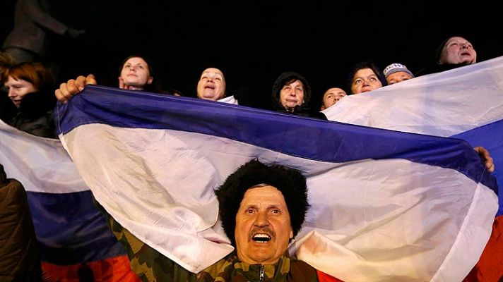 Telediario 1 - Referéndum Crimea