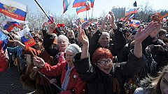 La mayoría de los ciudadanos de Crimea se muestra a favor de su anexión a la Federación Rusa