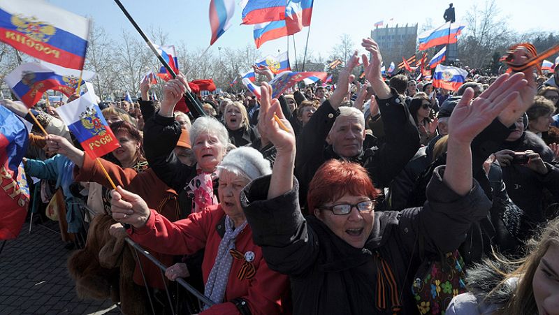 La mayoría de los ciudadanos de Crimea se muestra a favor de su anexión a la Federación Rusa