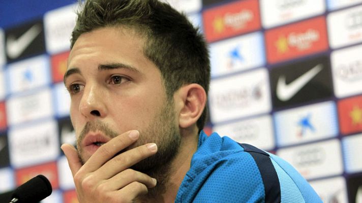 Jordi Alba: "Ganar la Liga pasa por el Bernabéu"