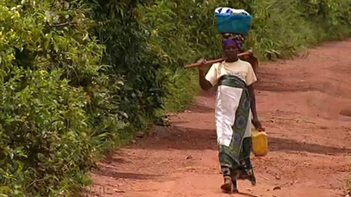 Cultivos en Burundi pese a la sequía