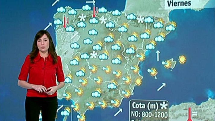 El tiempo - El primer fin de semana de la primavera habrá bajada de temperaturas y algunos chubascos