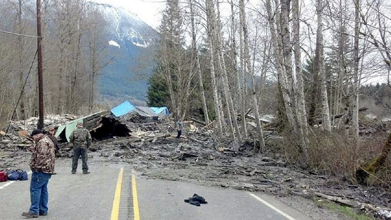 Tres muertos en un deslizamiento de tierras en el estado de Washington