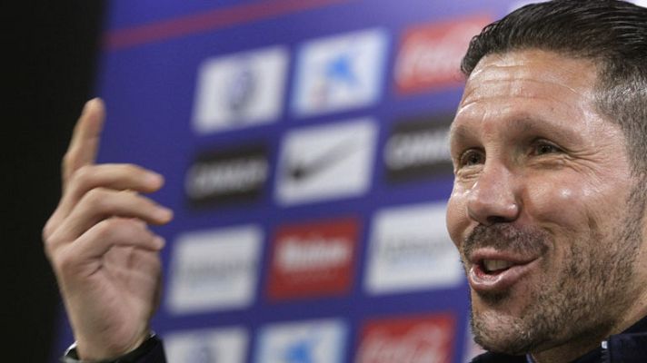 Telediario 1 - Simeone, sobre las quejas arbitrales del Real Madrid: "Me hicieron reír mucho"