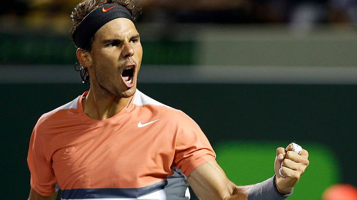 Telediario 1 - Nadal arrasa a Fognini