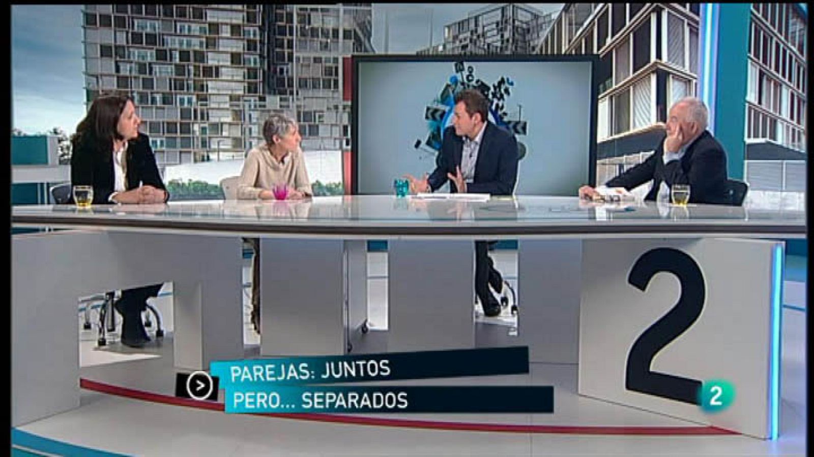 Para Todos La 2 - Debate: Parejas que están juntas pero separadas