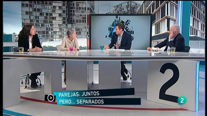 Para todos La 2 - Parejas que están juntas pero separadas