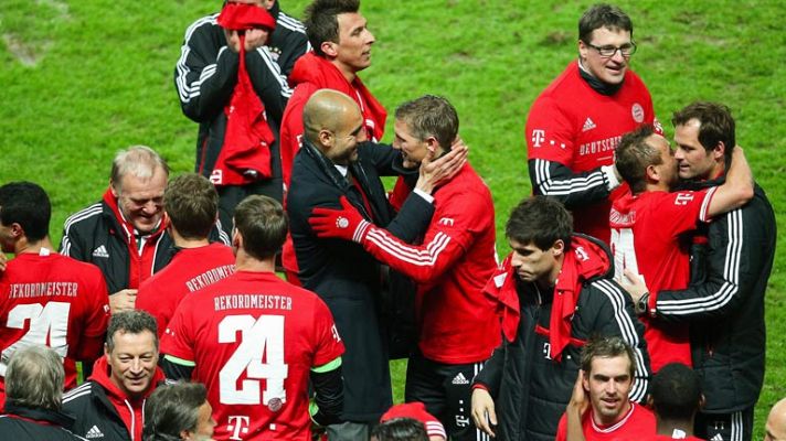 El Bayern celebra la Bundesliga