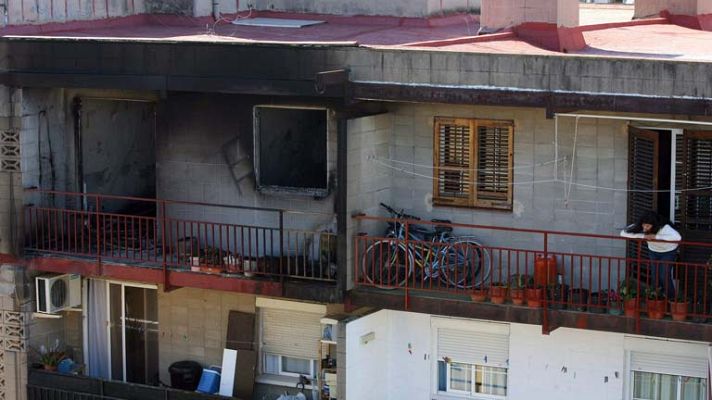 Telediario 1 - Incendio vivienda en El Vendrell
