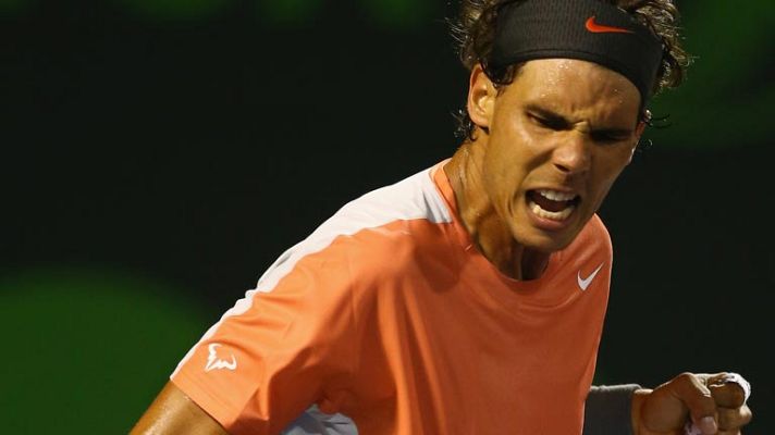 Tenis - Último punto del Nadal - Raonic en el Masters 1000 de Miami