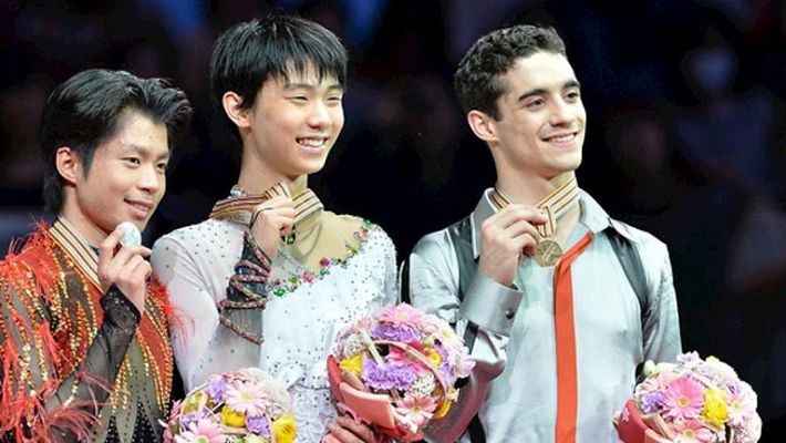 Patinaje sobre hielo - Javier Fernández, tercero en los Mundiales de Saitama