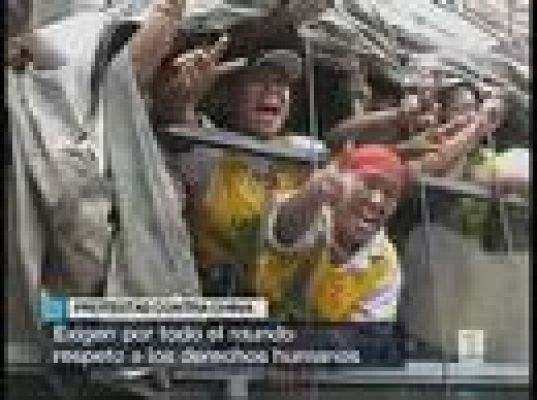  - Protestas contra China y pro Tíbet