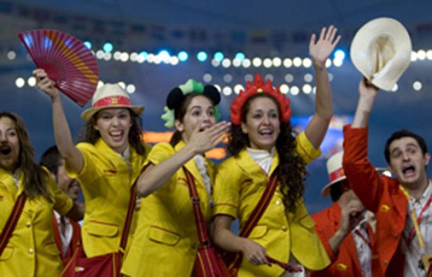  - Alegría de los españoles en Pekín