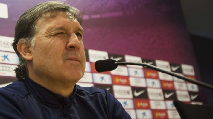 Telediario 1 - Martino: "Dependemos de nosotros, pero también el Atlético"