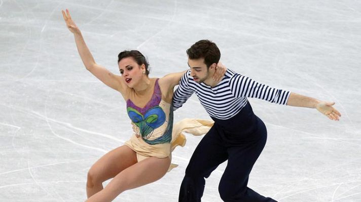 La pareja Hurtado-Díaz, decimosexta en el programa corto del Mundial de patinaje