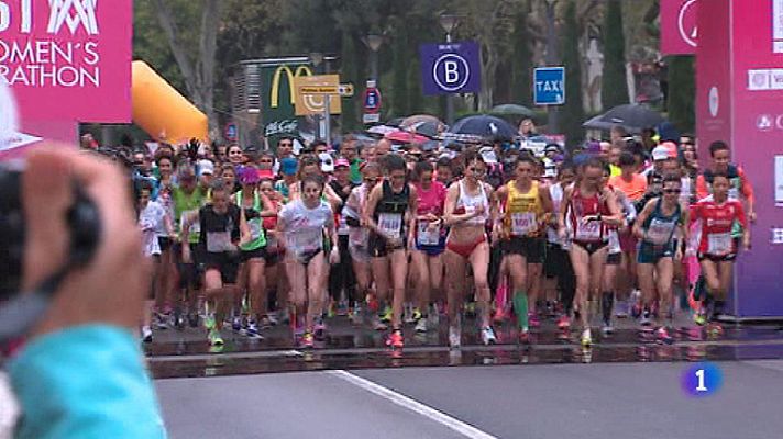 Telediario 1 - Primera maratón femenina de Europa