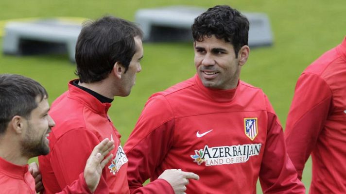 Telediario 1 - Godín: "Estamos con el ánimo por las nubes y con mucha seguridad"