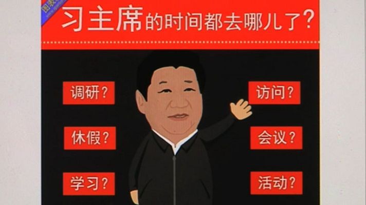 Telediario 1 - El presidente Xi Jinpin permite su caricatura