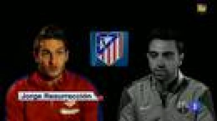 Xavi: "No se disfruta contra el Atlético"