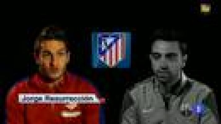 Telediario 1 - Xavi: "No se disfruta contra el Atlético"