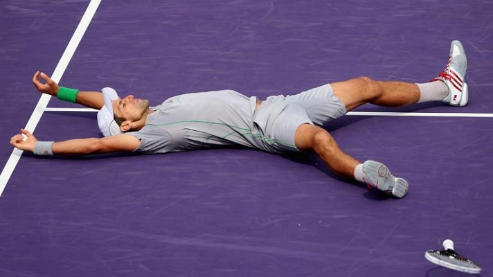 Djokovic desdibuja a Nadal y logra su cuarto título en Miami