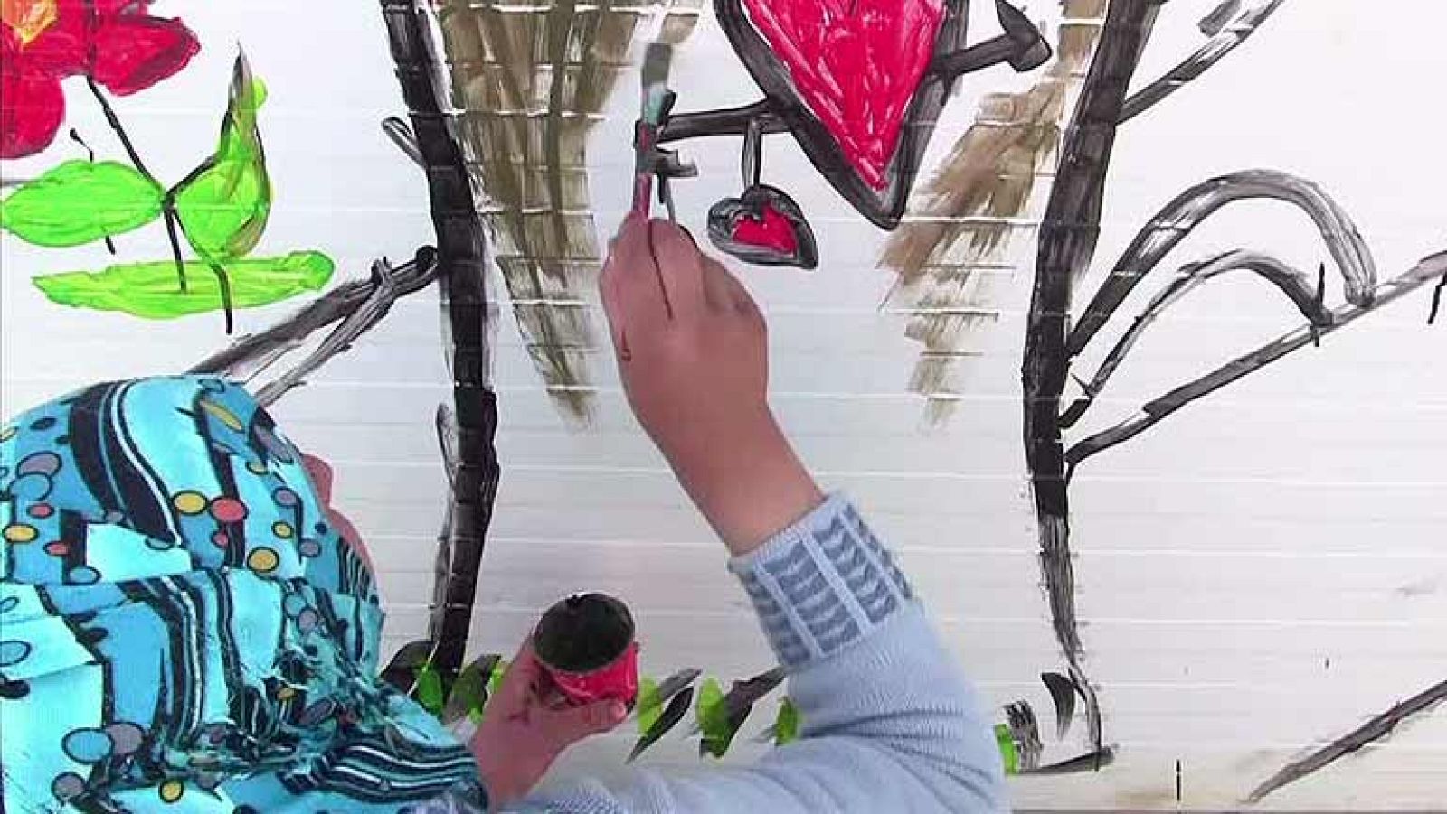 Ghaida y su "hermoso manzano"