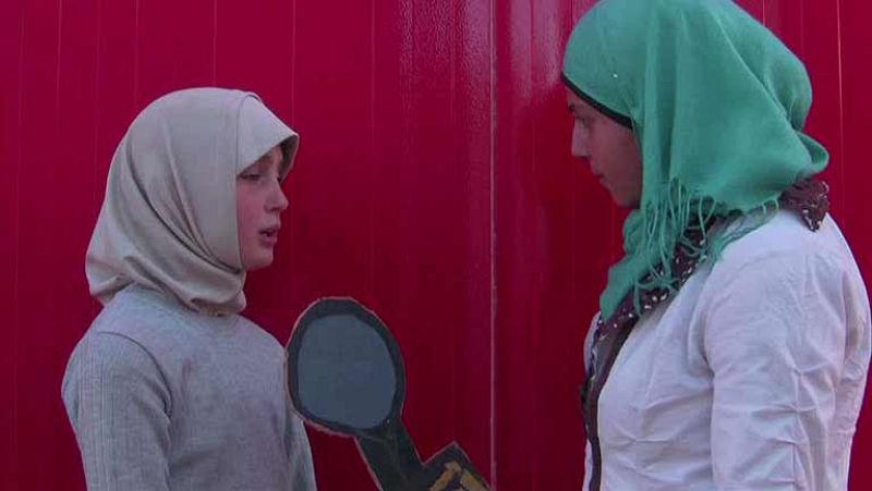  Mazoun y su debut como reportera en Zaatari