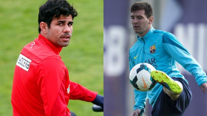 Diego Costa y Messi, duelo de goleadores